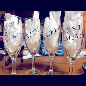 Wine/champagne Wedding party Glasses